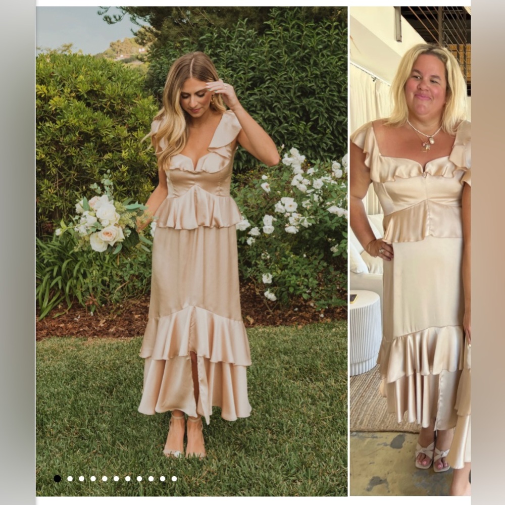 Reese ruffle dress